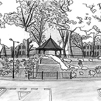 Drawing of Arnold Circus