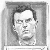 Drawing of Wittgenstein